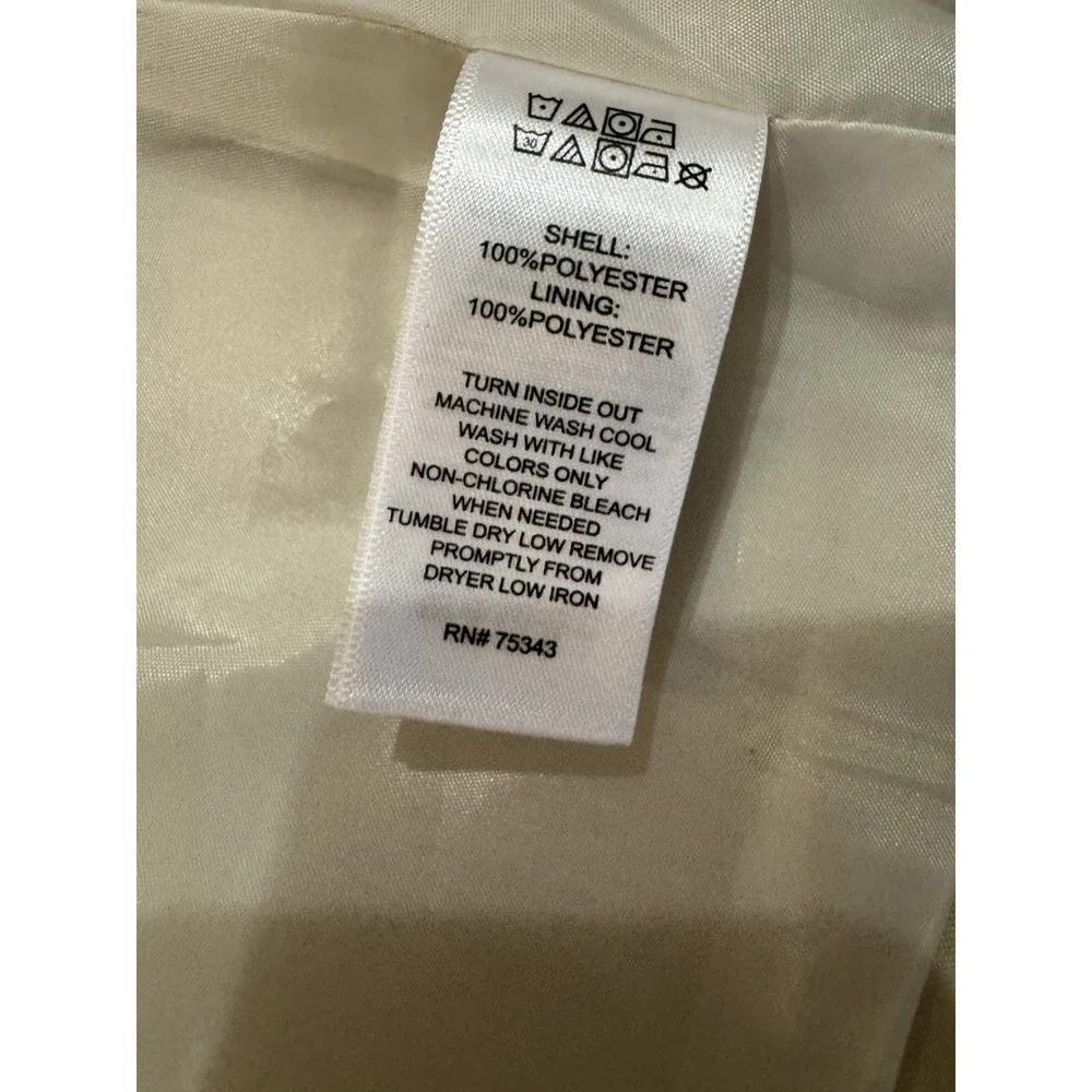 Tahari Kids Girls Trench Coat 2T Beige Belted‎ Double Breasted Classic Jacket